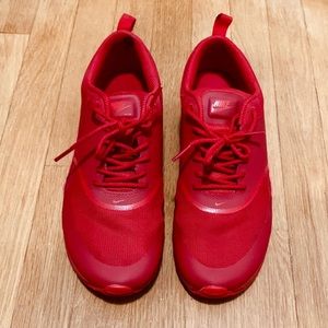 All red Nike Airmax women’s size 9